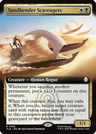 Sandbender Scavengers (Extended Art) (TLA-382) - Avatar: The Last Airbender Foil