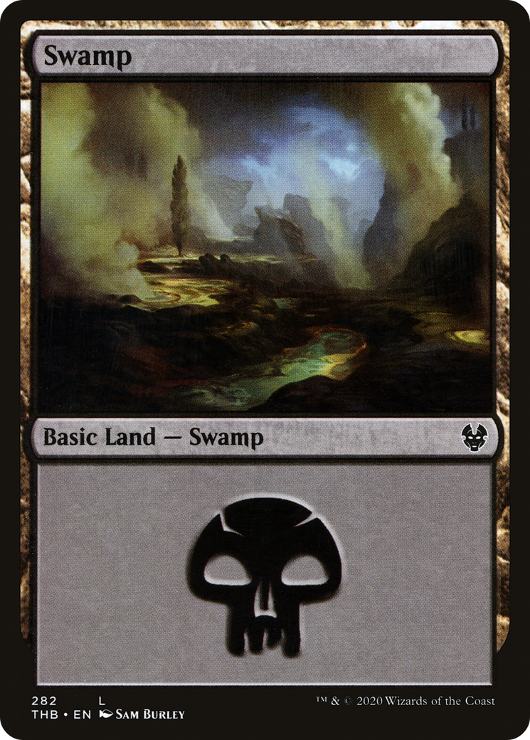 Swamp (THB-282) - Theros Beyond Death Foil