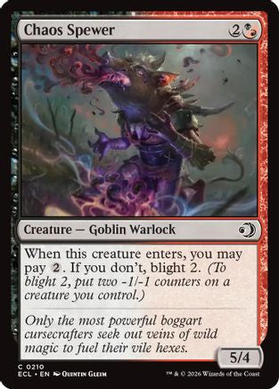 Chaos Spewer (ECL-210) - Lorwyn Eclipsed Foil