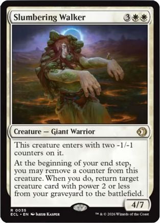 Slumbering Walker (ECL-035) - Lorwyn Eclipsed