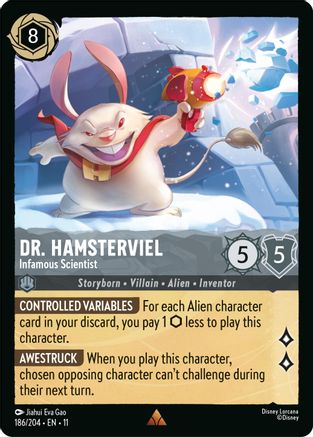 Dr. Hamsterviel - Infamous Scientist (186/204) Winterspell (Non-Foil)