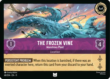 The Frozen Vine - Monstrous Plant (68/204) Winterspell (Cold Foil)