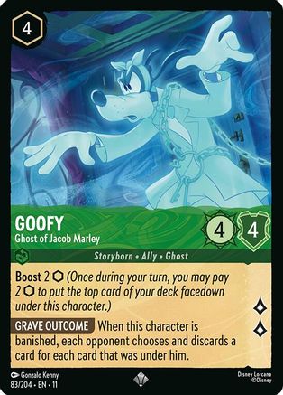 Goofy - Ghost of Jacob Marley (83/204) Winterspell (Non-Foil)