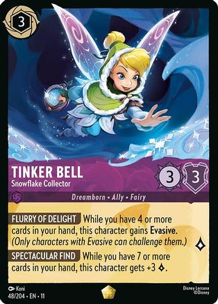 Tinker Bell - Snowflake Collector (48/204) Winterspell (Cold Foil)