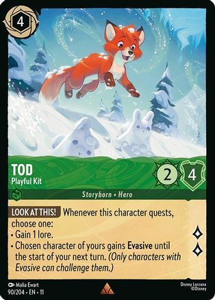 Tod - Playful Kit (90/204) Winterspell (Cold Foil)