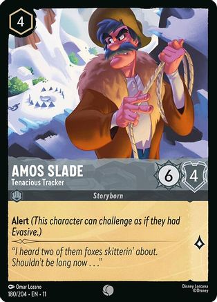 Amos Slade - Tenacious Tracker (180/204) Winterspell (Cold Foil)