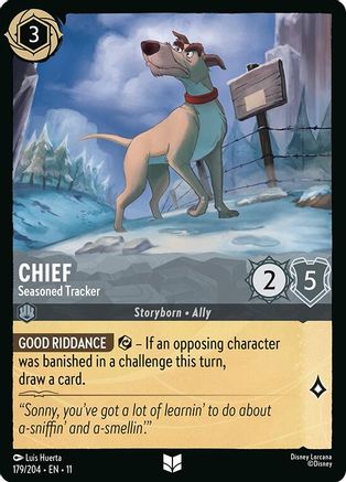 Chief - Seasoned Tracker (179/204) Winterspell (Cold Foil)