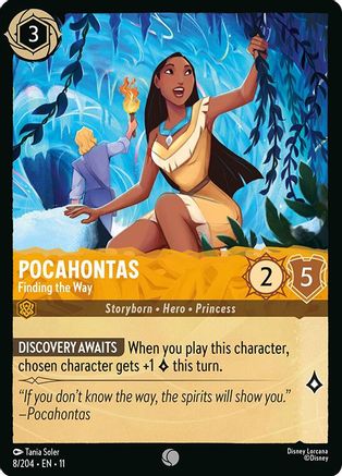 Pocahontas - Finding the Way (8/204) Winterspell (Cold Foil)