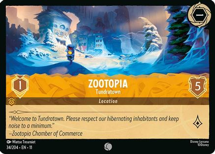 Zootopia - Tundratown (34/204) Winterspell (Cold Foil)