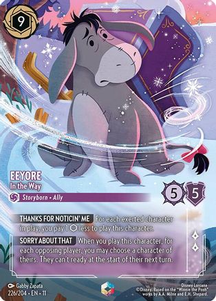 Eeyore - In the Way (Enchanted) (226/204) Winterspell ()