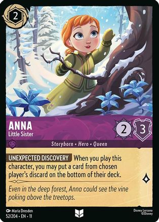 Anna - Little Sister (52/204) Winterspell (Cold Foil)