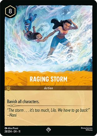 Raging Storm (28/204) Winterspell (Non-Foil)
