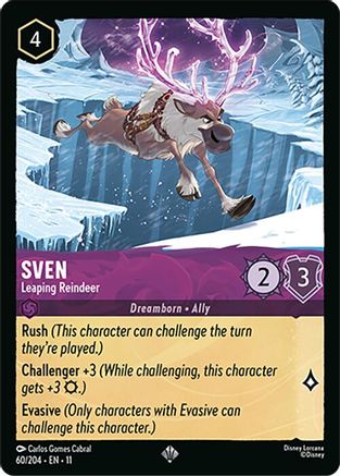 Sven - Leaping Reindeer (60/204) Winterspell (Non-Foil)