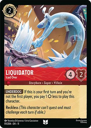 Liquidator - Iced Over (111/204) Winterspell (Cold Foil)