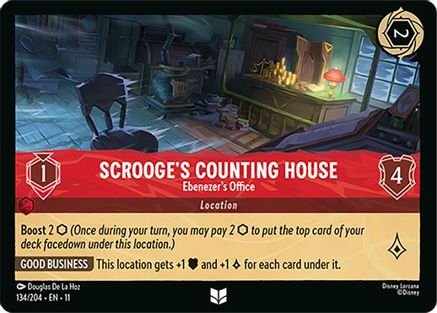 Scrooge's Counting House - Ebenezer's Office (134/204) Winterspell (Cold Foil)