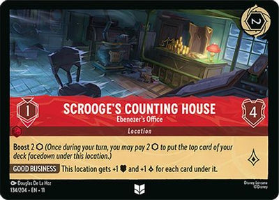 Scrooge's Counting House - Ebenezer's Office (134/204) Winterspell (Cold Foil)