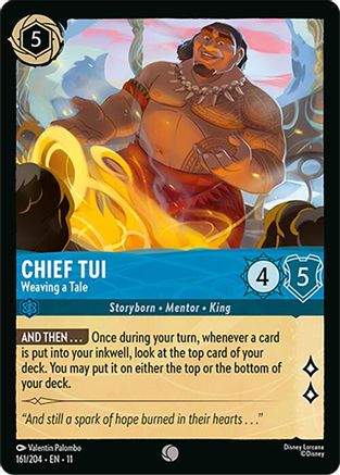 Chief Tui - Weaving a Tale (161/204) Winterspell (Cold Foil)