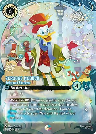 Scrooge McDuck - Reformed Ebenezer (Enchanted) (235/204) Winterspell ()