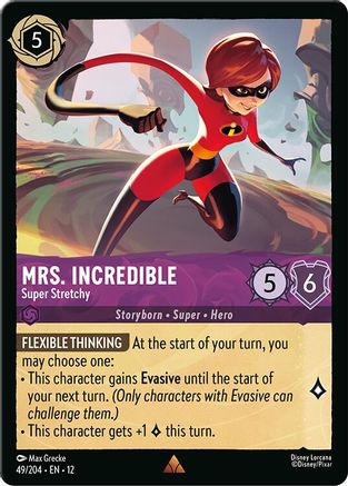 Mrs. Incredible - Super Stretchy (49/204) Wilds Unknown (Cold Foil)