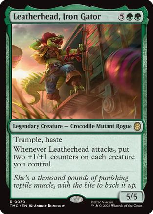 Leatherhead, Iron Gator (TMC-030) - Teenage Mutant Ninja Turtles
