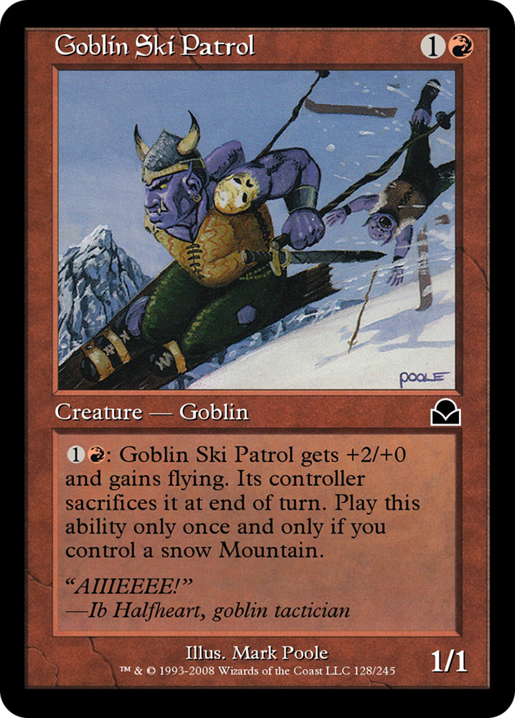 Goblin Ski Patrol (ME2-128) - Masters Edition II Foil
