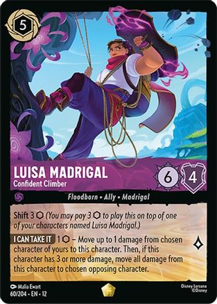 Luisa Madrigal - Confident Climber (60/204) Wilds Unknown (Cold Foil)