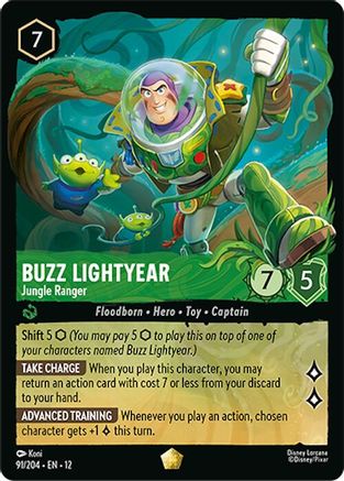 Buzz Lightyear - Jungle Ranger (91/204) Wilds Unknown (Non-Foil)