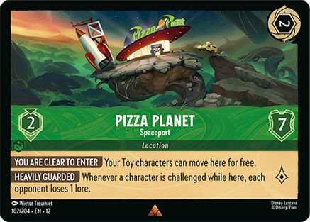Pizza Planet - Spaceport (102/204) Wilds Unknown (Cold Foil)