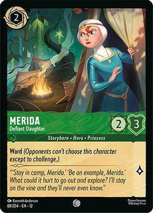 Merida - Defiant Daughter (69/204) Wilds Unknown (Cold Foil)