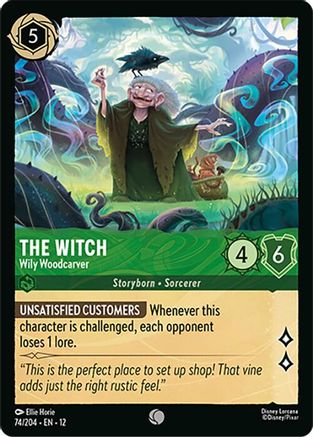 The Witch - Wily Woodcarver (74/204) Wilds Unknown (Cold Foil)
