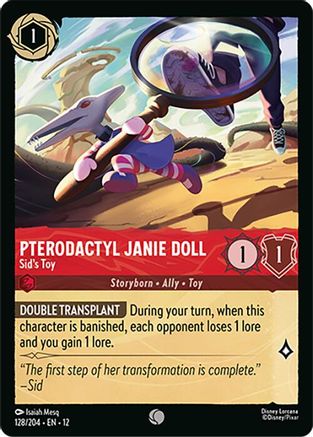 Pterodactyl Janie Doll - Sid's Toy (128/204) Wilds Unknown (Non-Foil)