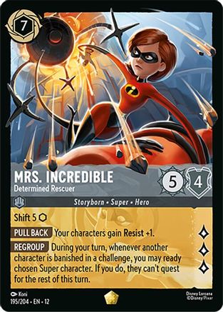 Mrs. Incredible - Determined Rescuer (195/204) Wilds Unknown (Non-Foil)
