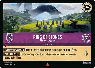 Ring of Stones - Place of Legends (68/204) Wilds Unknown (Cold Foil)