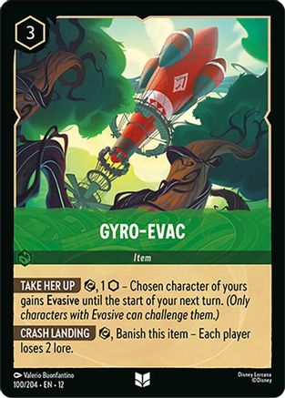 Gyro-Evac (100/204) Wilds Unknown (Cold Foil)