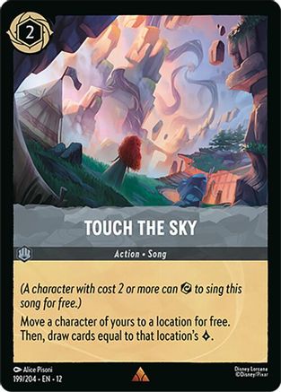 Touch the Sky (199/204) Wilds Unknown (Cold Foil)