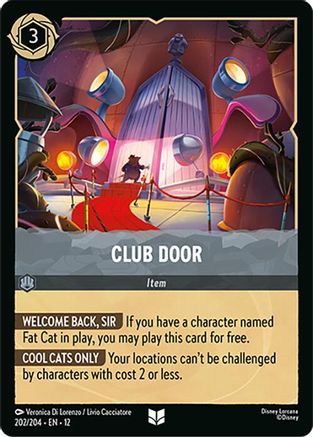 Club Door (202/204) Wilds Unknown (Cold Foil)