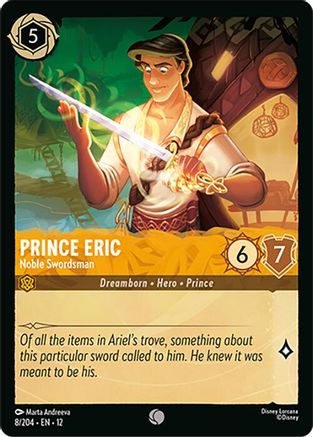 Prince Eric - Noble Swordsman (8/204) Wilds Unknown (Cold Foil)