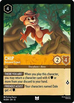 Chip - Retrieval Expert (14/204) Wilds Unknown (Cold Foil)