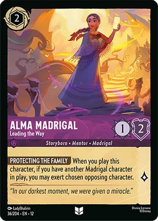 Alma Madrigal - Leading the Way (36/204) Wilds Unknown (Cold Foil)