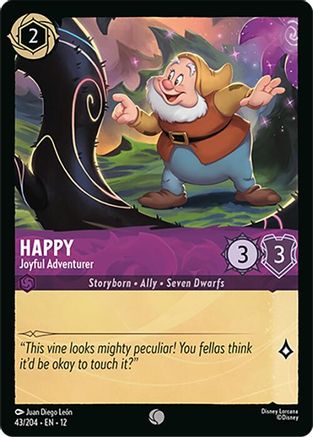 Happy - Joyful Adventurer (43/204) Wilds Unknown (Non-Foil)