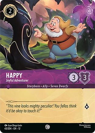 Happy - Joyful Adventurer (Foil) (43/204) Wilds Unknown (Cold Foil)