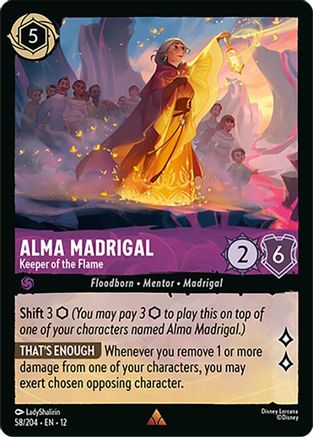 Alma Madrigal - Keeper of the Flame (58/204) Wilds Unknown (Non-Foil)