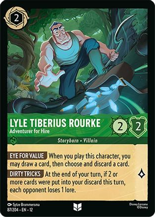 Lyle Tiberius Rourke - Adventurer for Hire (87/204) Wilds Unknown (Non-Foil)