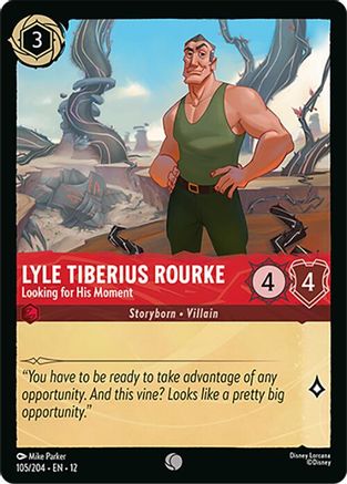Lyle Tiberius Rourke - Looking for His Moment (105/204) Wilds Unknown (Non-Foil)