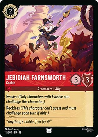 Jebidiah Farnsworth - Cookie (117/204) Wilds Unknown (Cold Foil)