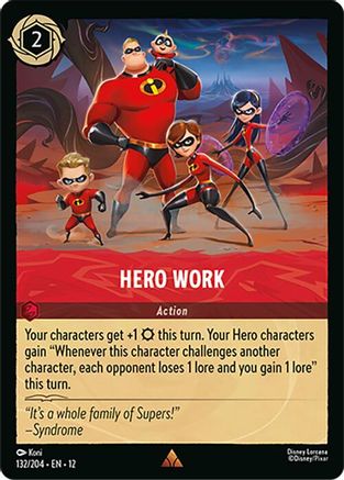 Hero Work (132/204) Wilds Unknown (Cold Foil)