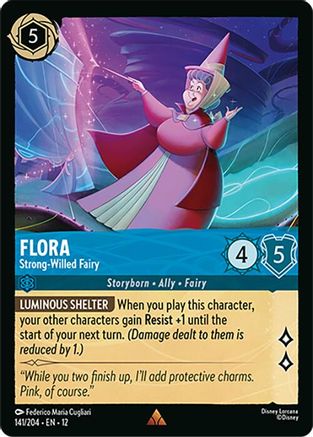 Flora - Strong-Willed Fairy (141/204) Wilds Unknown (Non-Foil)