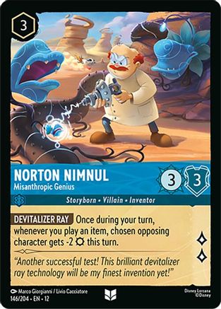 Norton Nimnul - Misanthropic Genius (146/204) Wilds Unknown (Cold Foil)