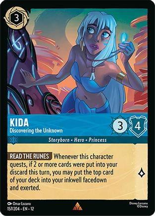 Kida - Discovering the Unknown (157/204) Wilds Unknown (Cold Foil)