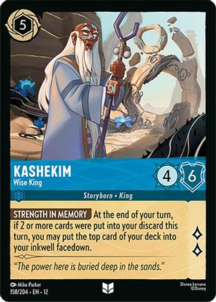 Kashekim - Wise King (158/204) Wilds Unknown (Cold Foil)